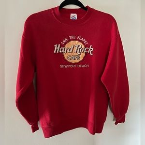 Hard Rock Cafe Crew Neck Sweatshirt